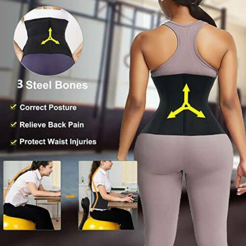 High Quality Waist Trainer Adjustable Back Lumbar Back Support Belt Pain Relief