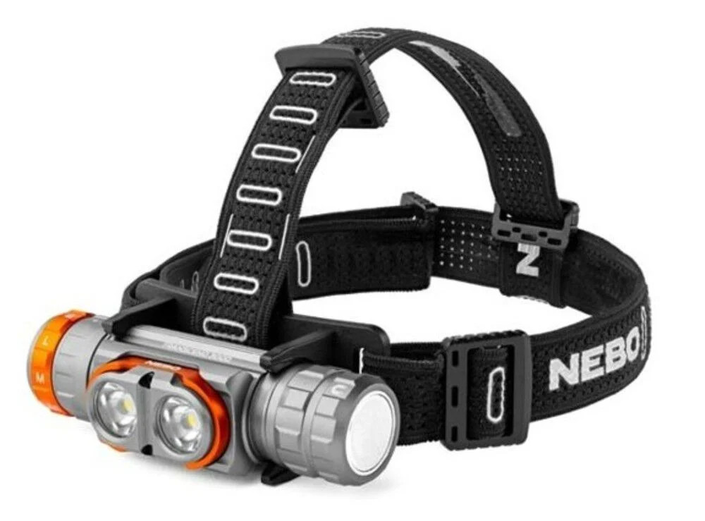 Nebo 3000 Lumens Rechargeable Battery-Powered Headlamp And Work Light