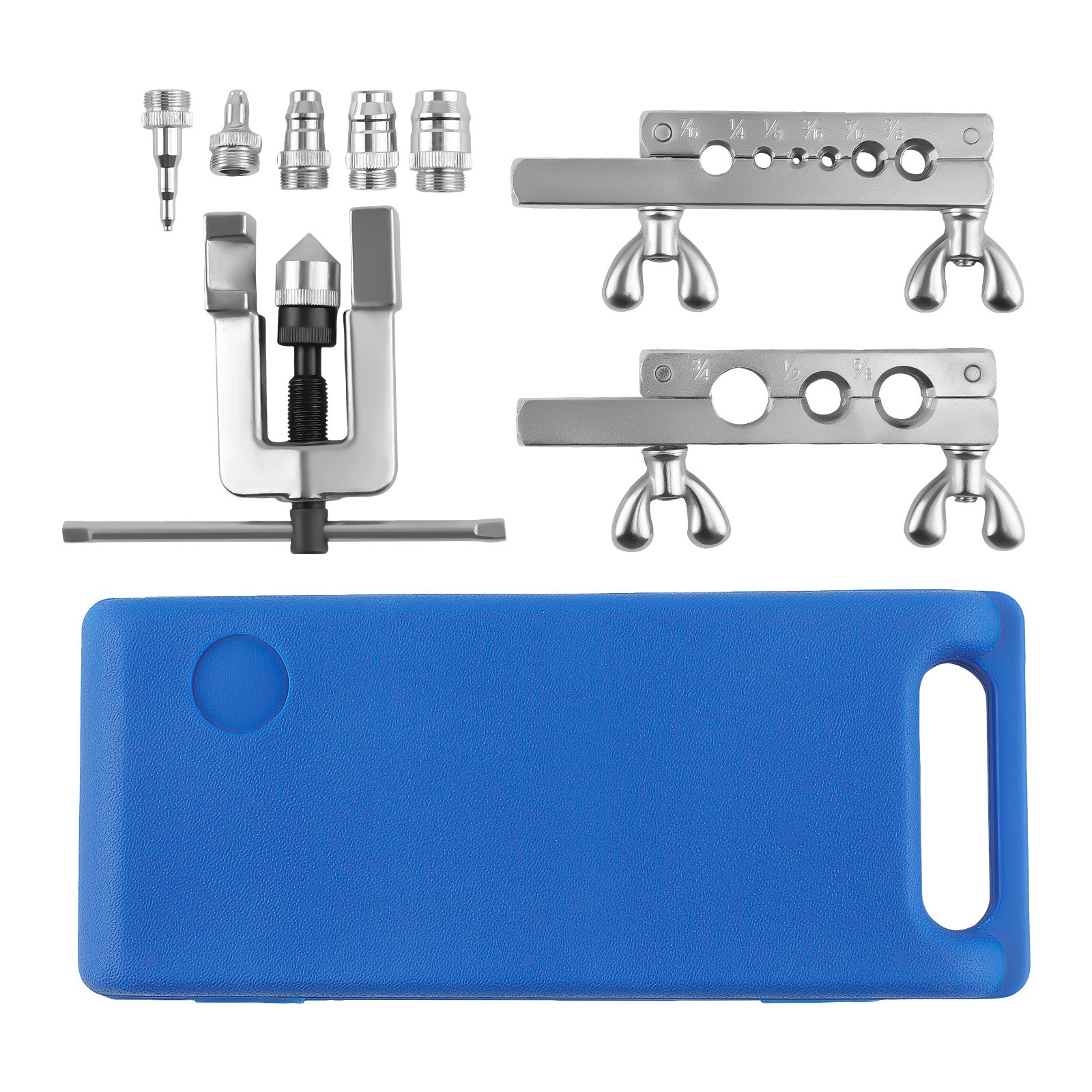 Flaring Swaging HVAC Tool Kit Flares Soft Refrigeration Swivel Swaging Adapter