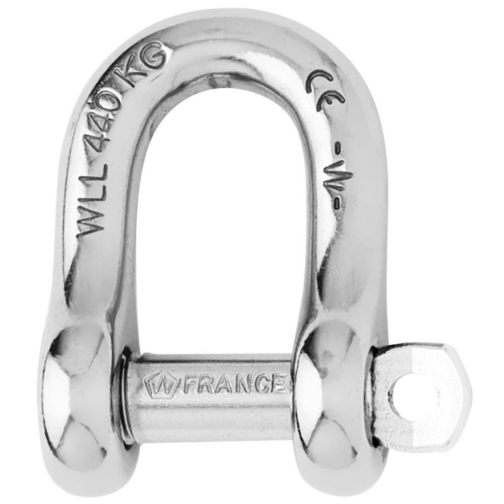 Wichard Marine 01406 Wichard Captive Pin D Shackle - Diameter 12mm - 15/32"