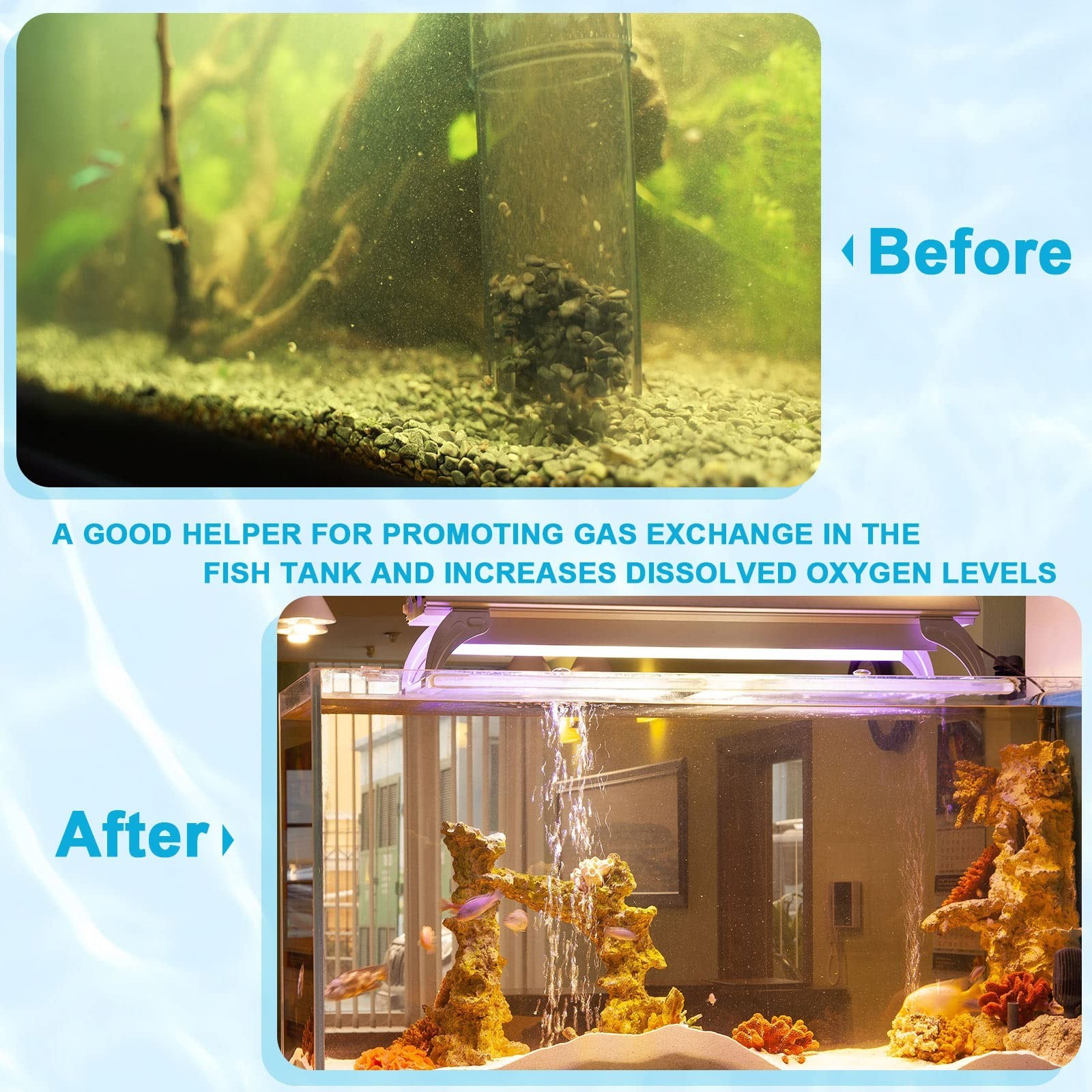 Cunno 200 Pcs Bio Balls Pond Filter Media Black Aquarium Bio Media with Spong...