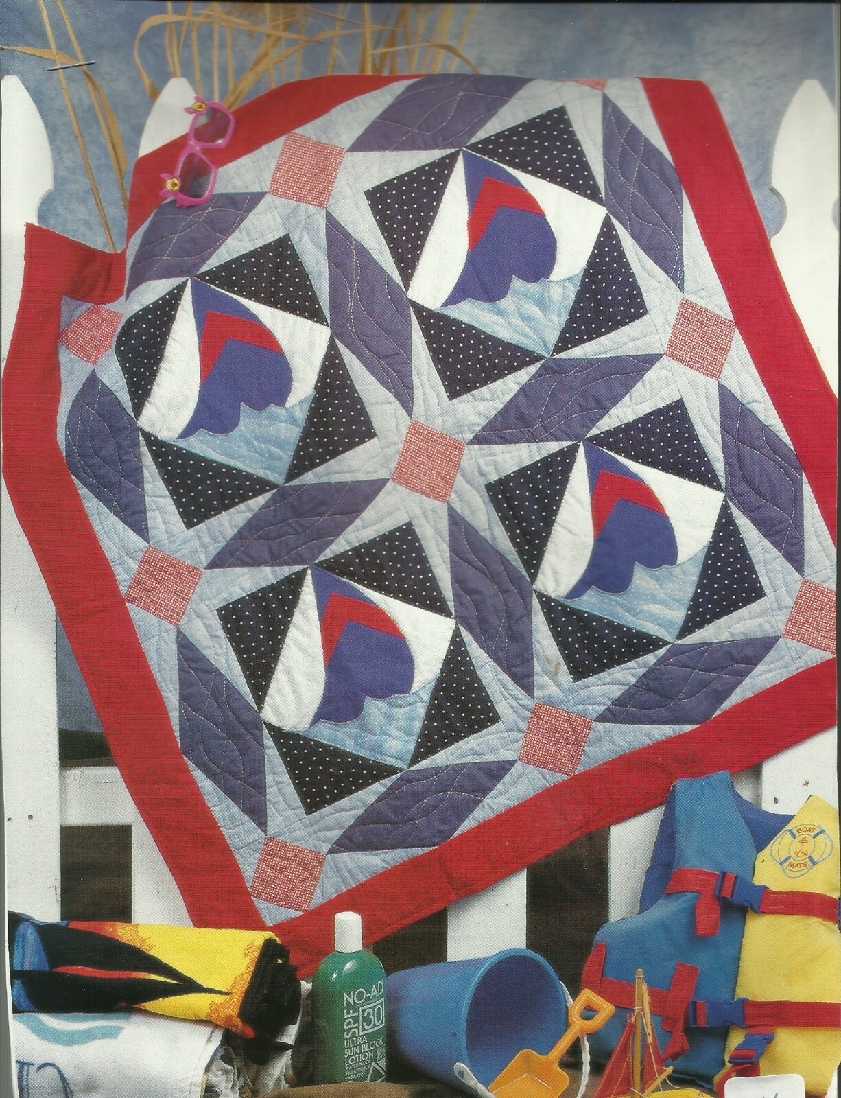 E0340  SUMMER SAILING QUILT PATTERN/INSTRUCTIONS