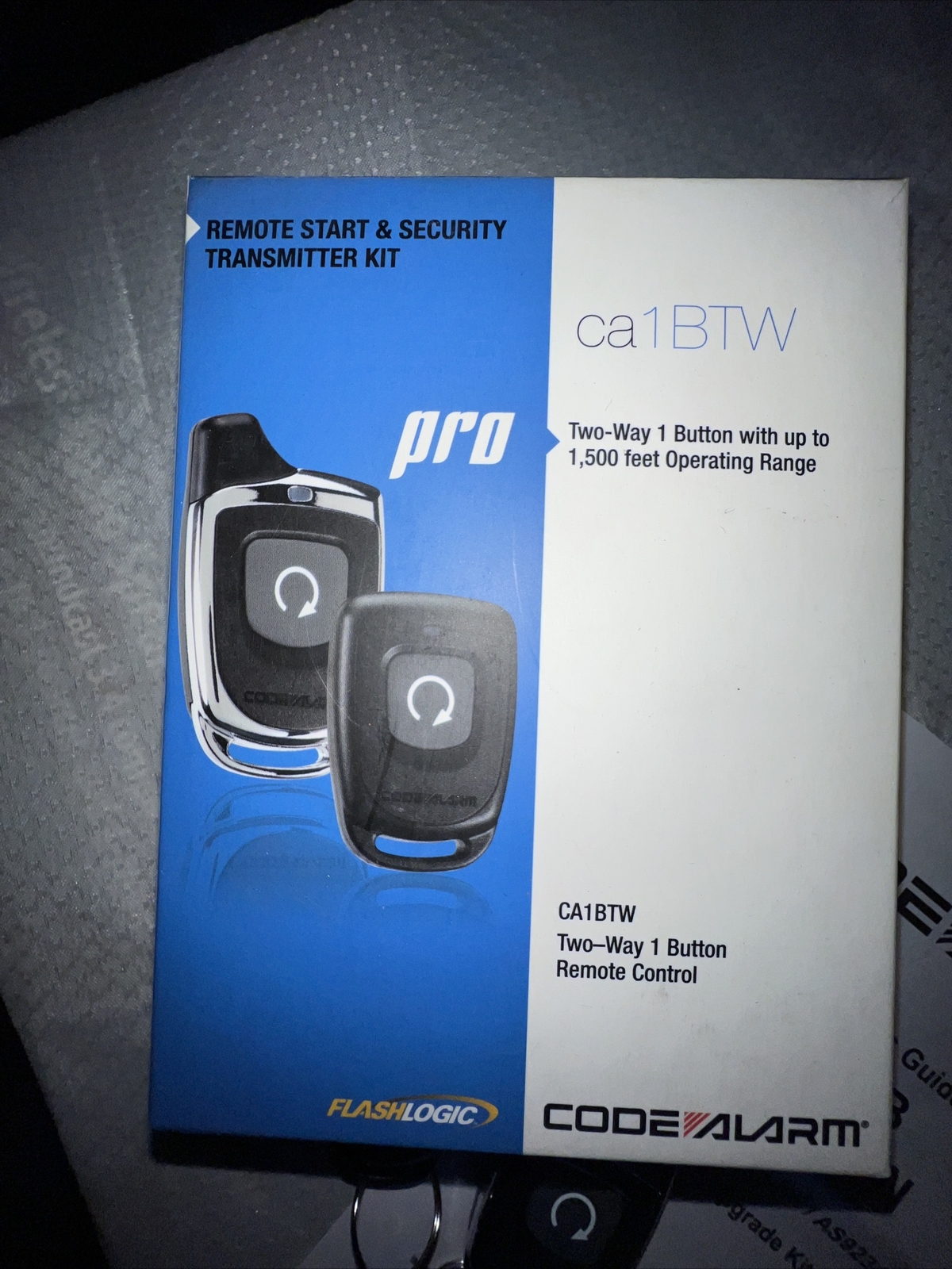 code alarm remote start upgrade to 2way kit