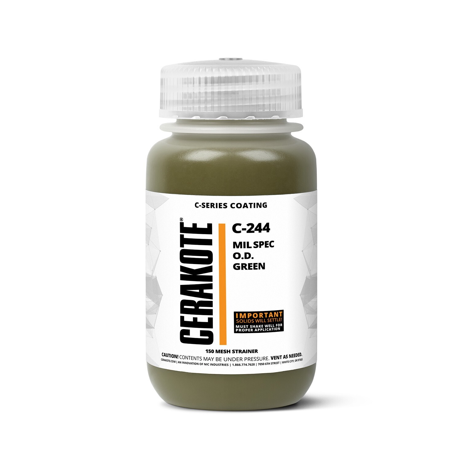 CERAKOTE® C-SERIES Air Cure Ceramic Coating C-244 MilSpec O.D. Green (4oz)