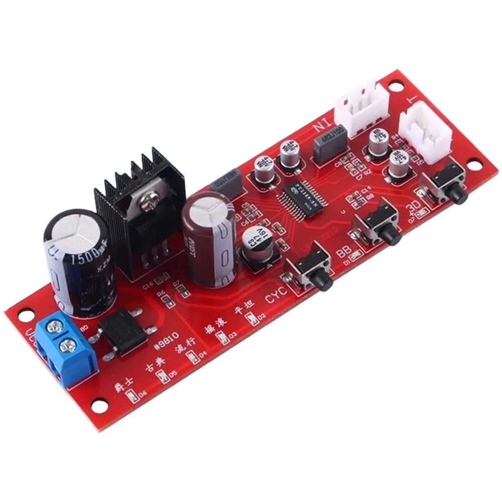 Tone Board Preamp Processor with 3D Sound and Wide Voltage Input Range