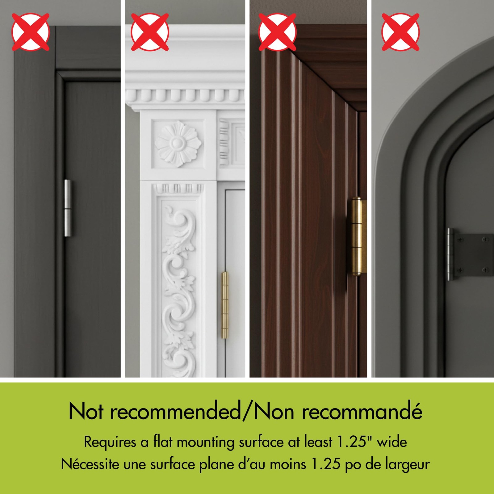 - Automatic Spring Door Closer for Interior Doors, Child & Pet Safe, Stops Do...
