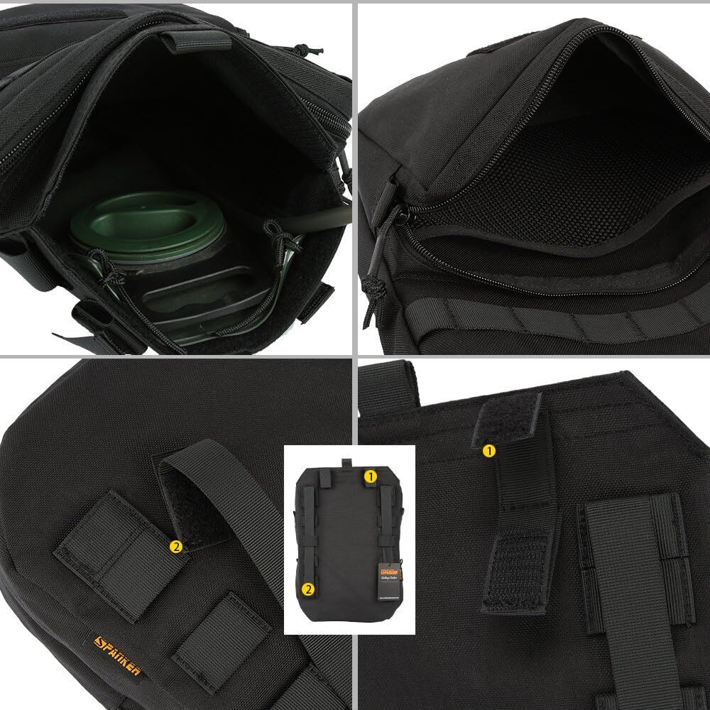 Tactical MOLLE Hydration Pack for 3L Hydration Water Bladder Vest Accessory Bag