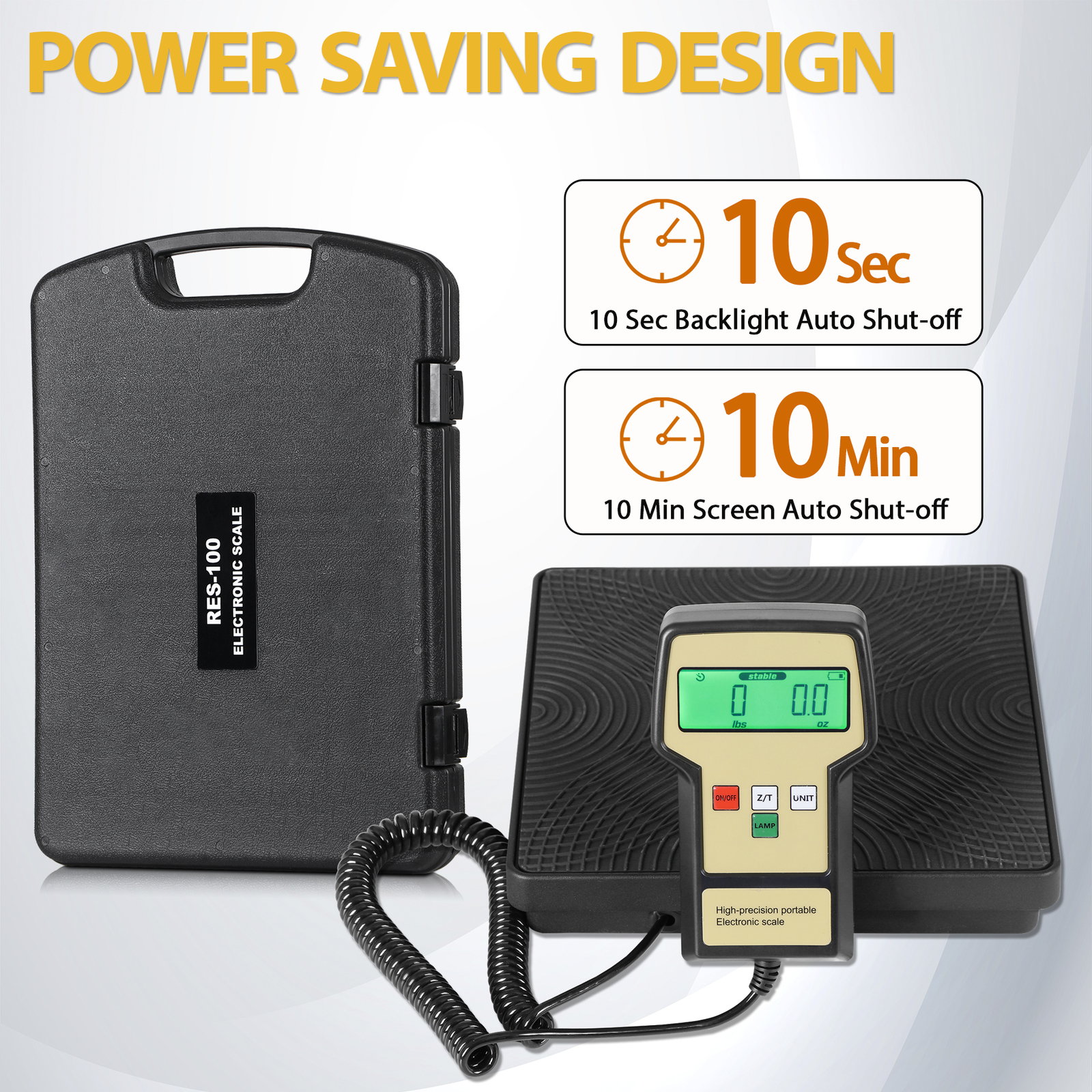 220 lbs Electronic Refrigerant Charging Digital Weight Scale LCD Display