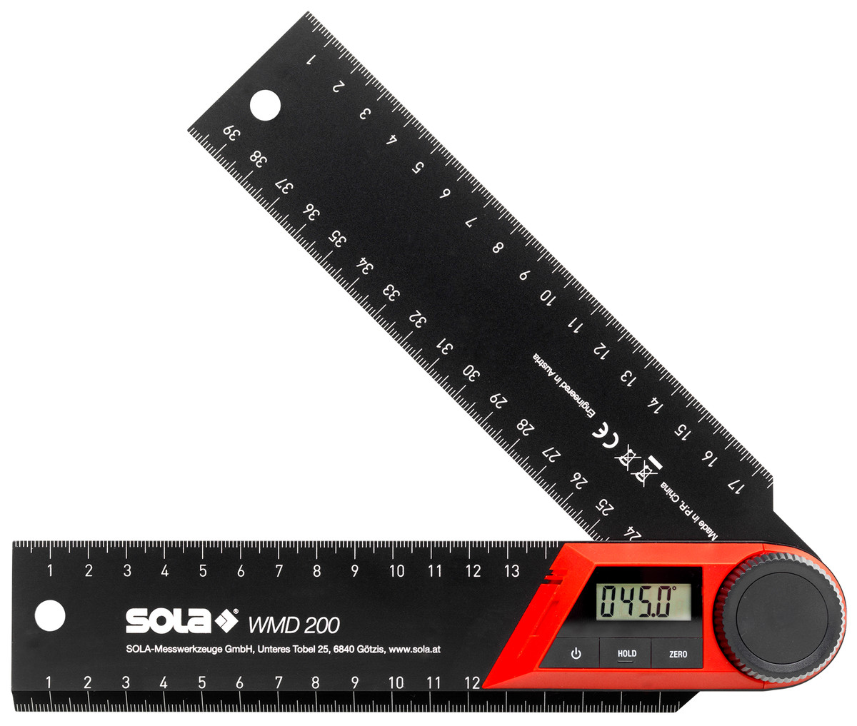 Sola Adjustable Squares, Digital Angle Finder, WMD Model, Length 500 mm
