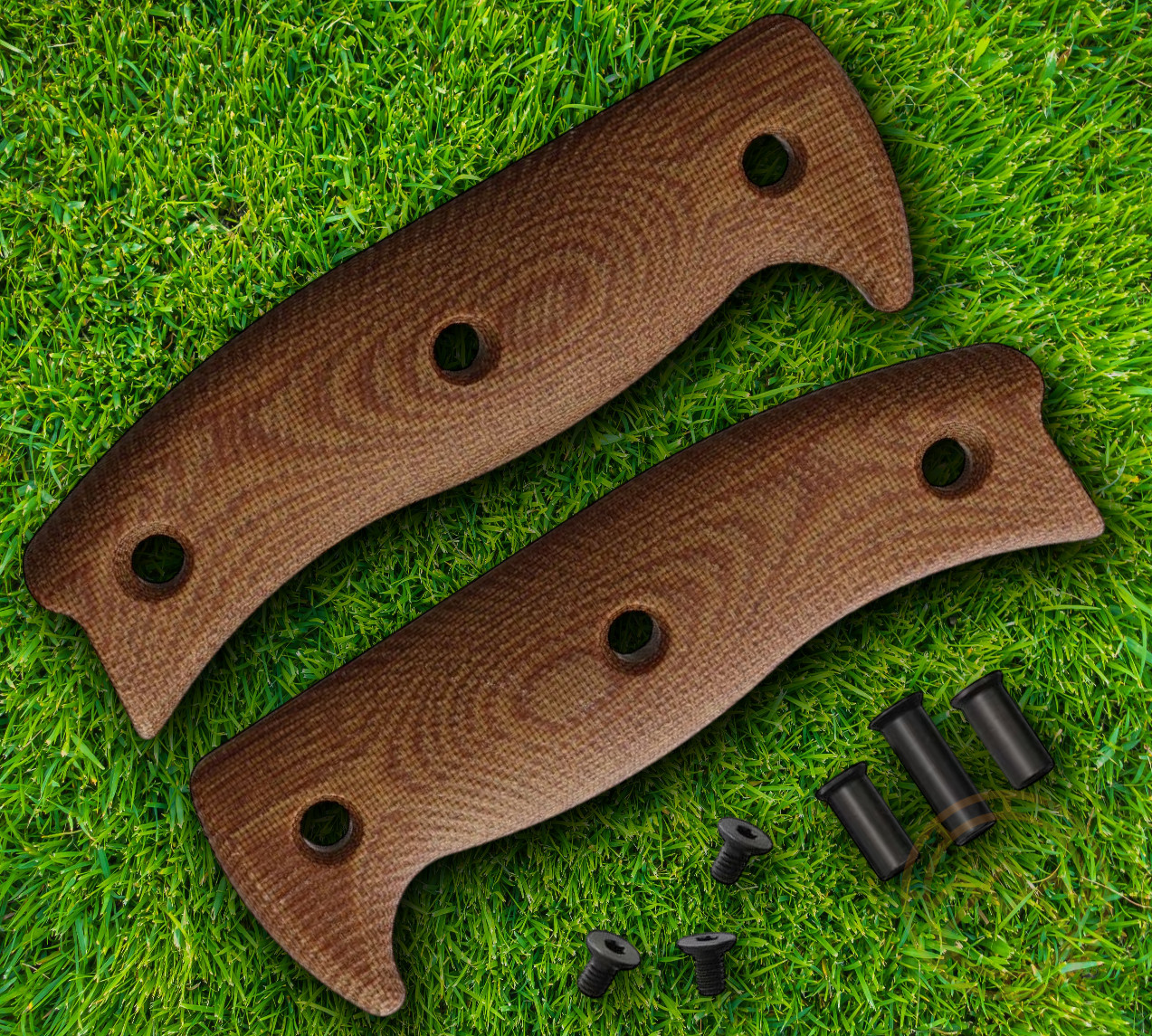 ESEE Handle For ESEE 6 Fixed Blade Knife Brown Micarta Includes Hardware USA