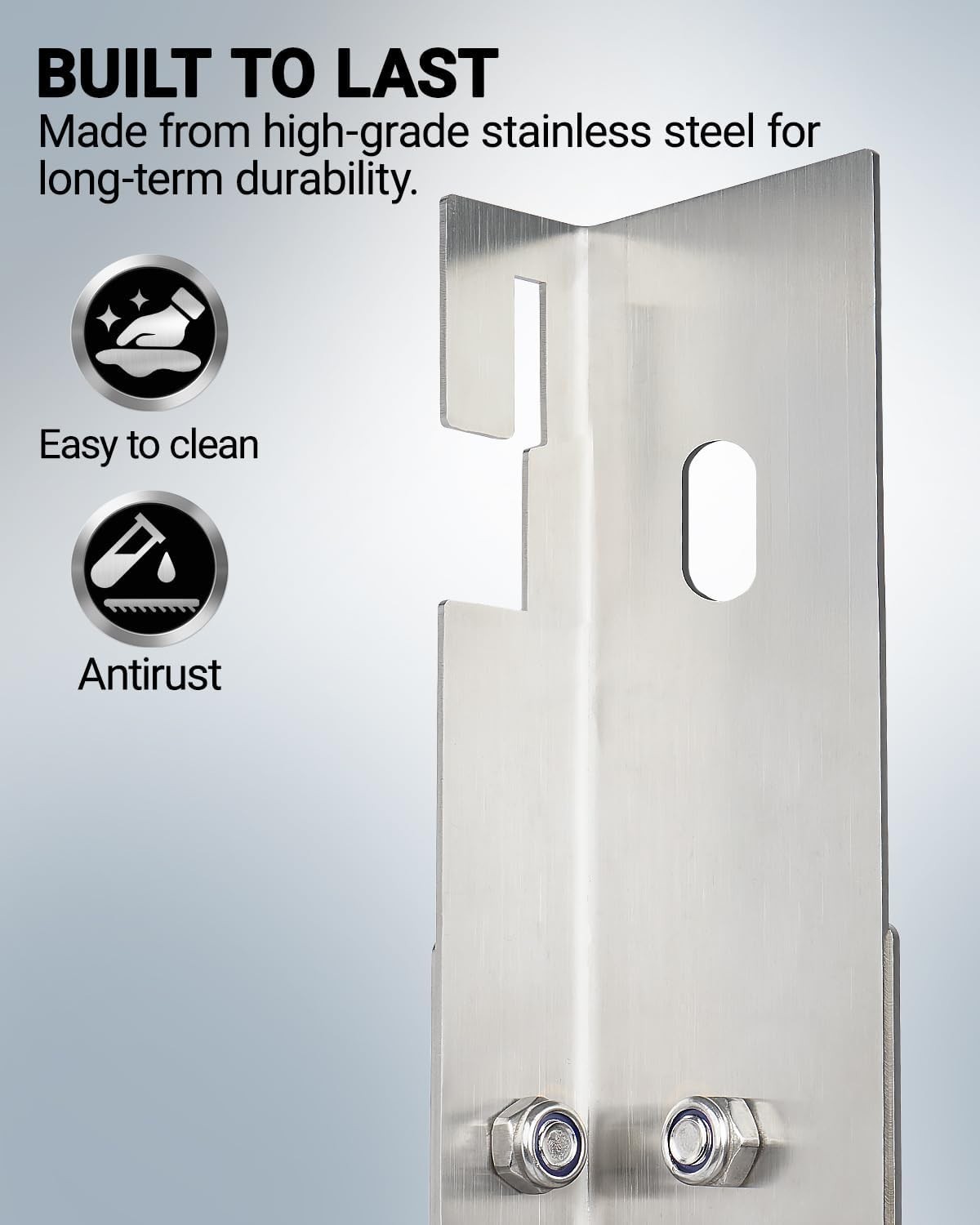 Effortless Wheel Alignment Tool – Stainless Steel Plates for DIY Toe Adjustments