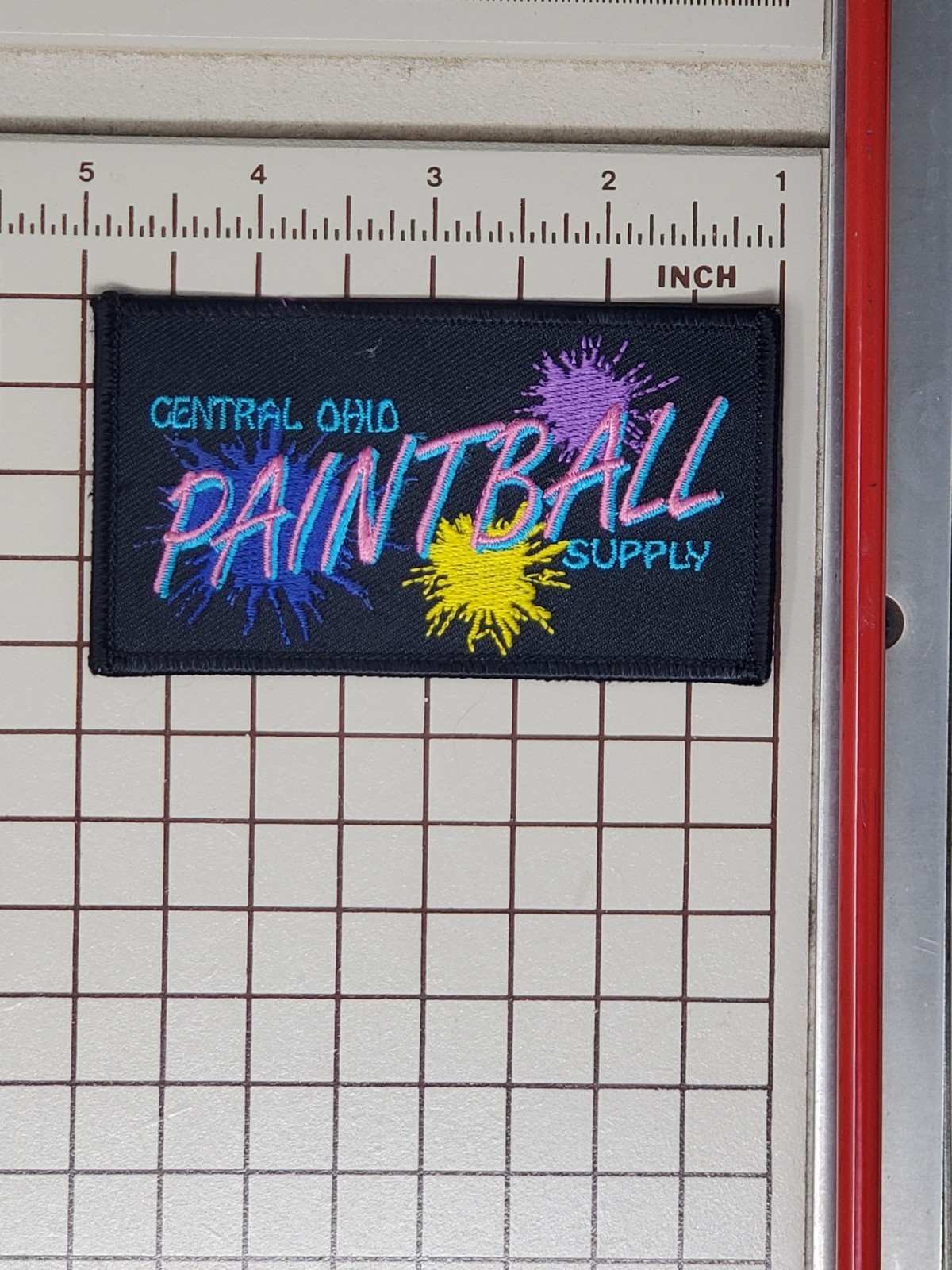 Early 90s Paintball Patch - Central Ohio Paintball Supply Columbus