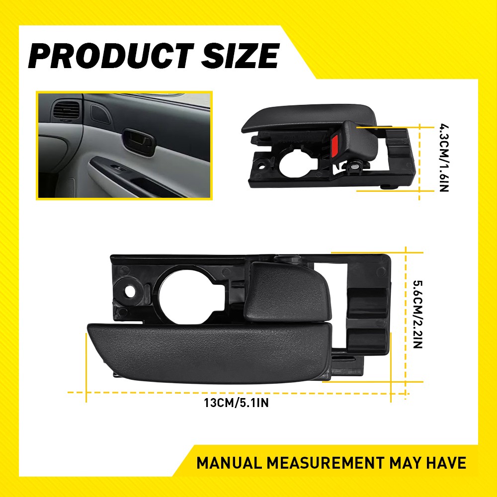 Interior Door Handle Inside Front Left Right Side For 2007-2011 Hyundai Accent