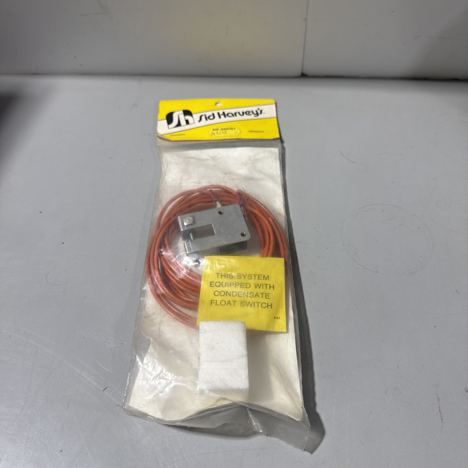 Sid Harvey's K41-5, Condensate Drain Pan Float Switch, 60" Lead, Made USA