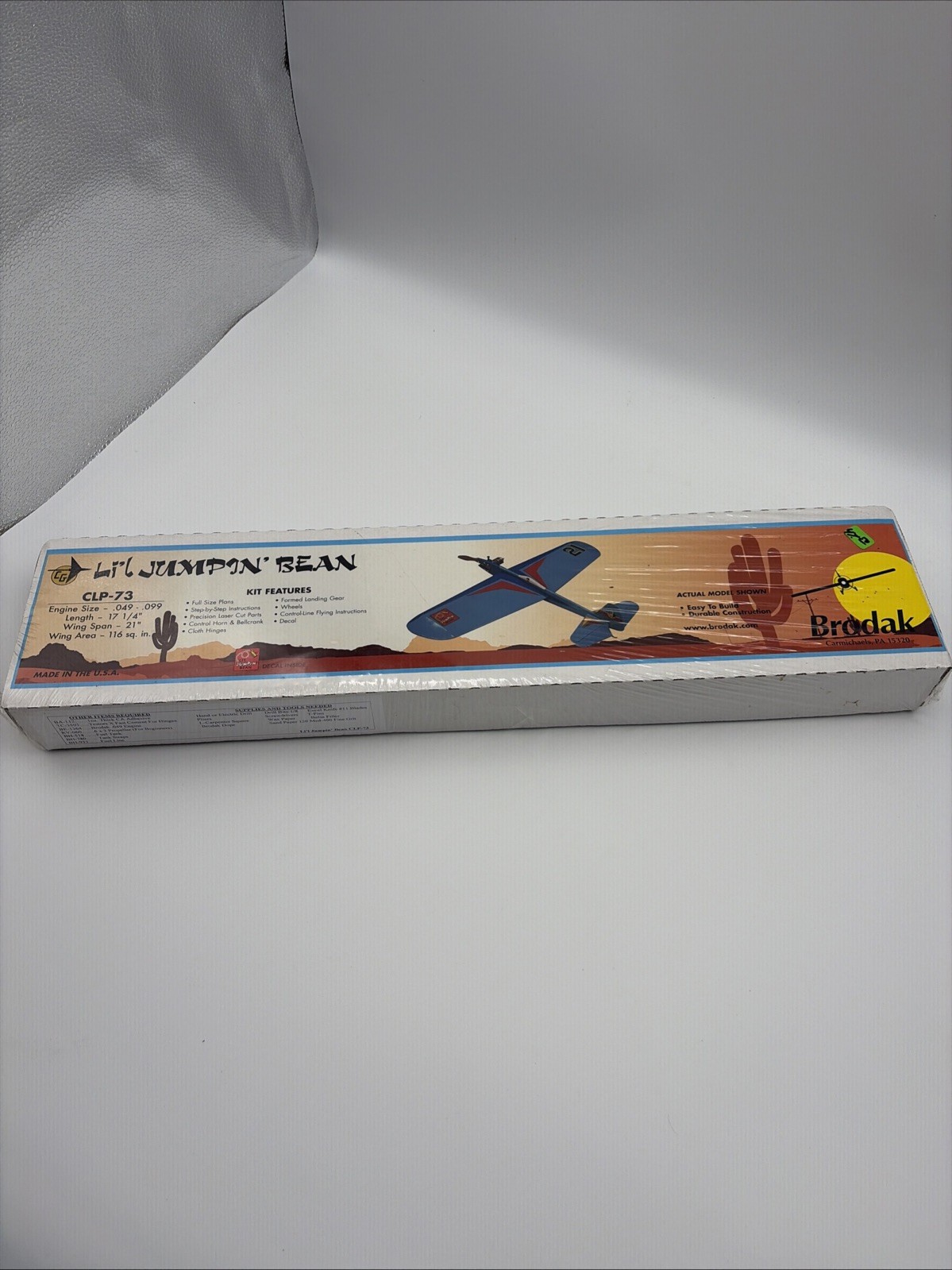 Brodak Model Airplane Kit Lil Jumpin Bean NEW