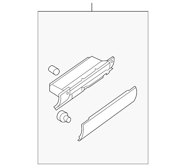 Genuine Nissan Glove Box 68247-9BH2C