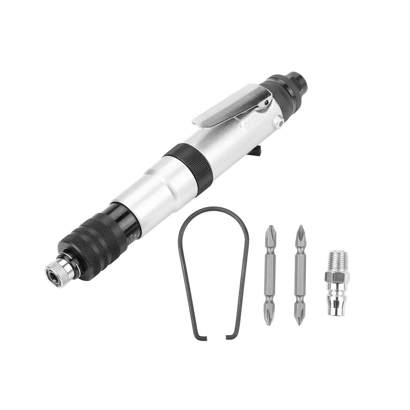 Screwdriver, KP-834C 1/4"1000rpm Air Straight Pneumatic Screwdriver Mini Hand...
