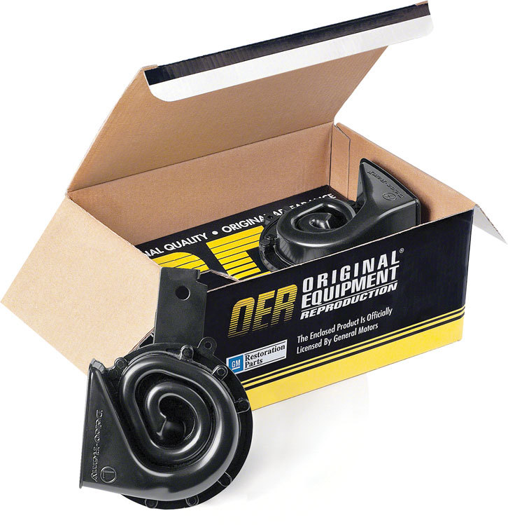 OER High And Low Sparton Style Horn Assemblies Set For 1968-1974 Mopar Models