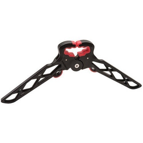 TruGlo Bow Jack Folding Bow Stand, Mini/Standard, Black/Red, TG-TG394BR