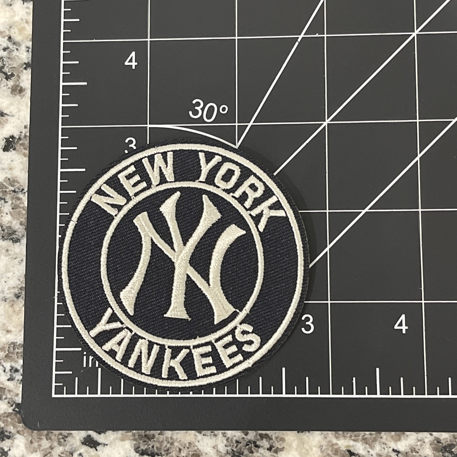 New York Yankees Patch Embroidered Iron 2.85x2.85 Inch