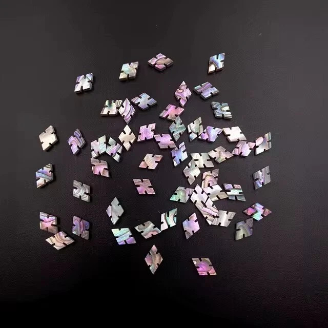 30 Pieces 5.5*8.5*2mm Diamond Colorful Abalone Inlay Material Dots Guitar