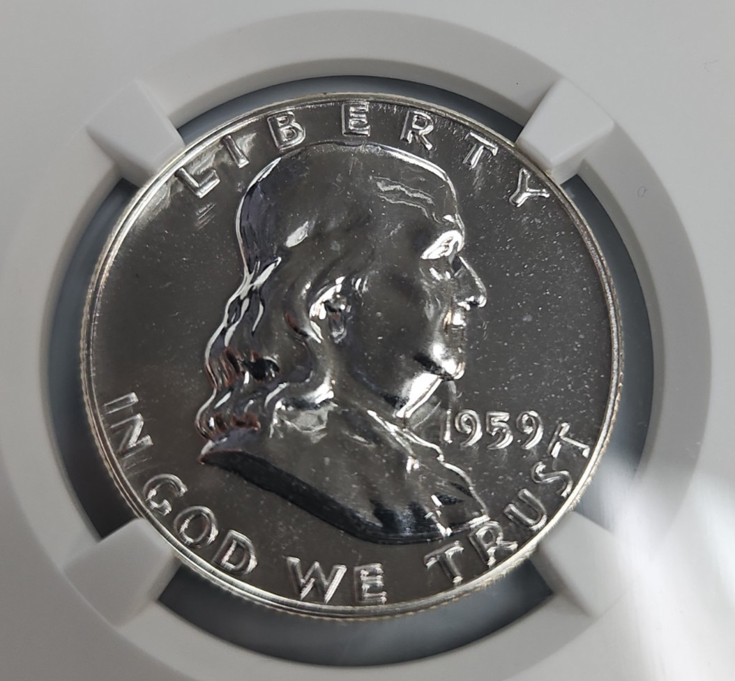 1959 Proof Franklin Half NGC PF66 S69