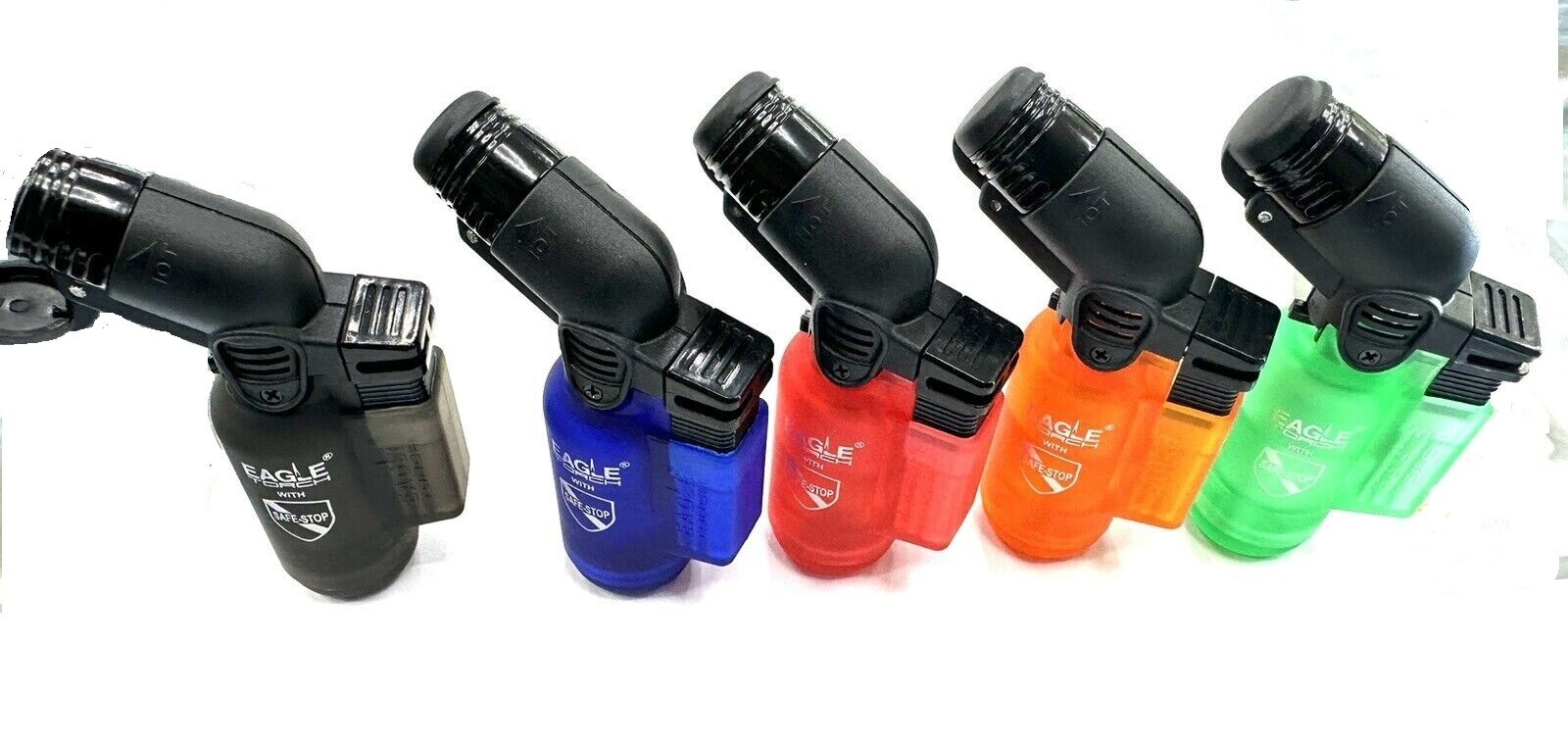 Eagle Jet 45 Degree Angle Flame Torch Lighter Refila Windproof (CHOOSE QUANTITY)