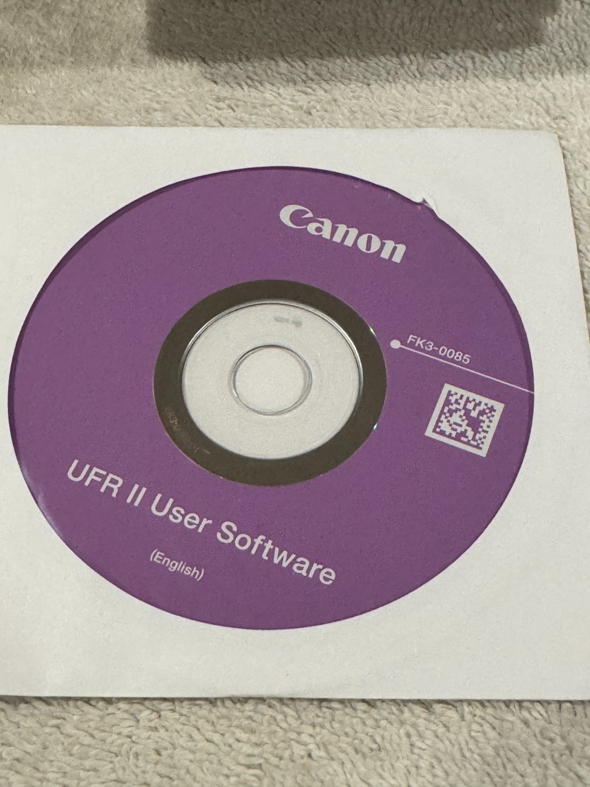 Canon UFR II User Software - CD ONLY IN VERY GOOD CONDITION!!!