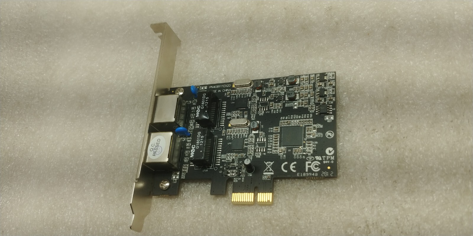 Syba SY-PEX24028 Dual LAN Ports 1000-Base T Gigabit Ethernet SY-PEX24028 FR SHIP