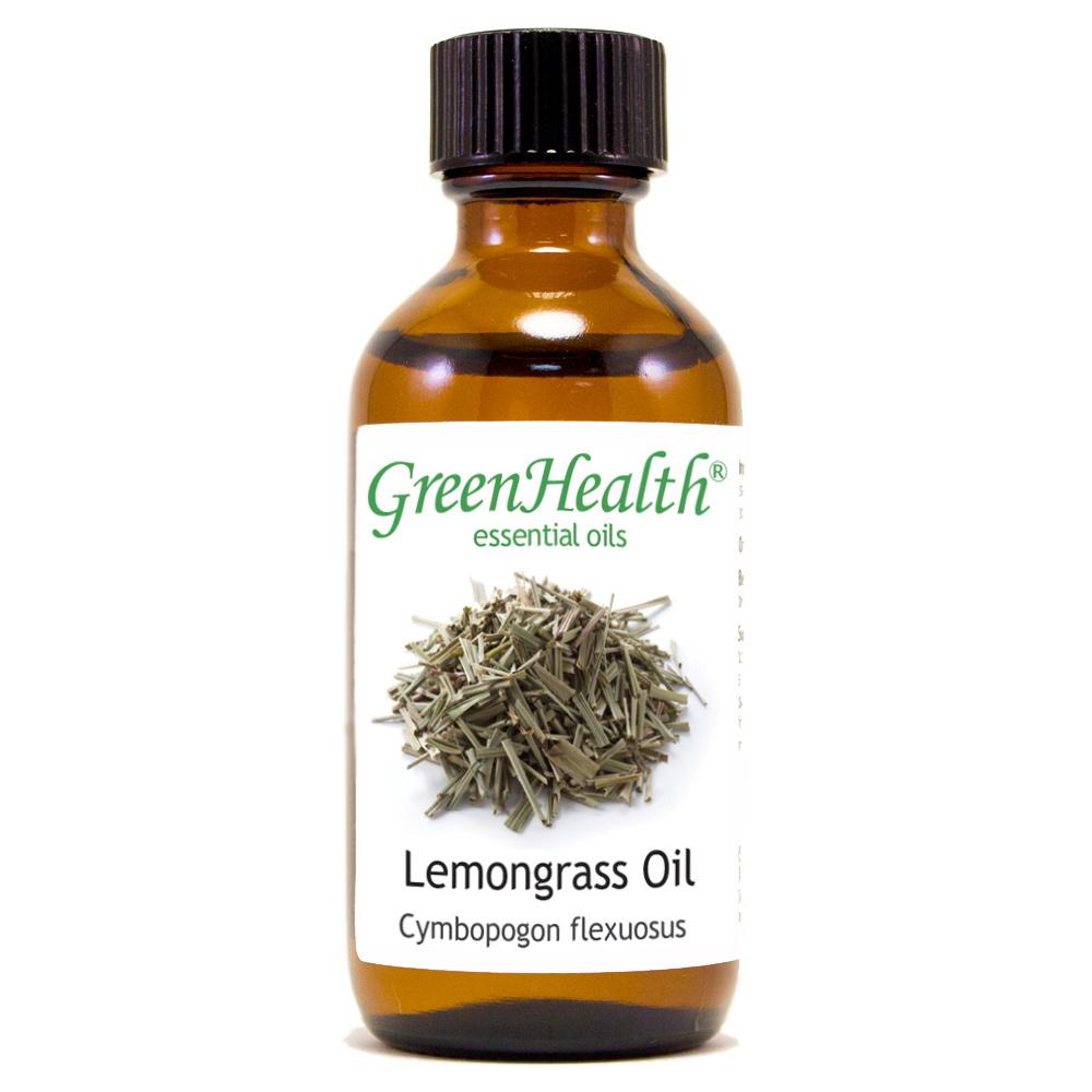 2 fl oz Lemongrass Essential Oil (100% Pure & Natural) - GreenHealth