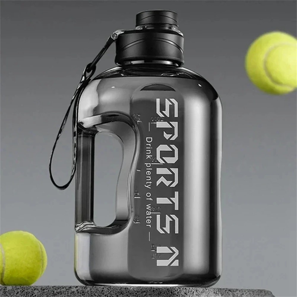 Large Capacity portable Water Bottle 1.7L / 2.7L Sports Water Bottle with Straw