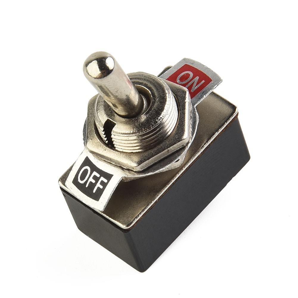 Brand New for TOGGLE Switch SPST 6A On/Off SPST Switch for TOGGLE 12mm 1PCS 2