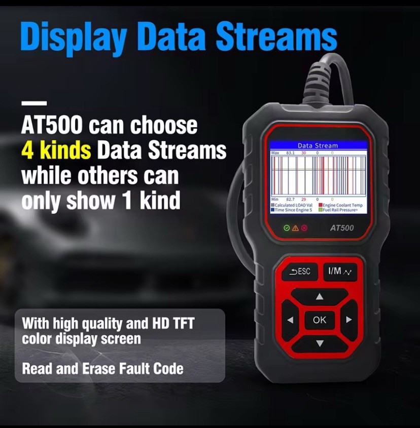 Professional OBD2 Scanner FORD TRANSIT Diagnostic Reader Fault Code Clear Reset