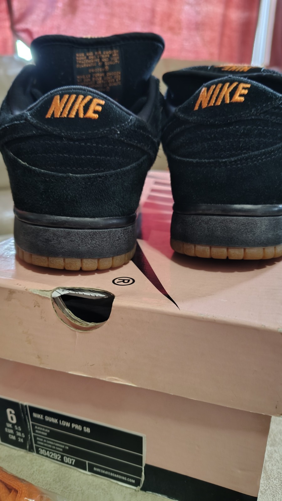 Nike SB Dunk Low Pro Halloween Pack 2005 Size 6 Skateboarding Shoes