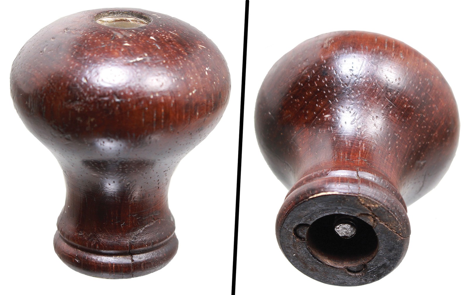 Orig. Rosewood Front Knob for Steers Patent No. 304 Plane - mjdtoolparts