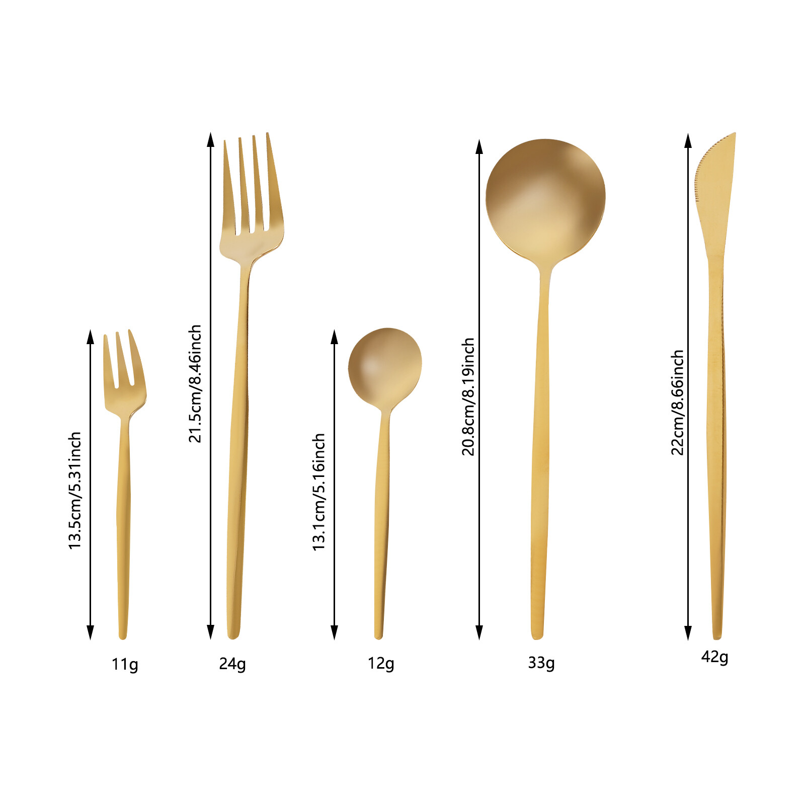 90 Pieces Gold Silverware Set Modern Stainless Steel Flatware Set Service For 18