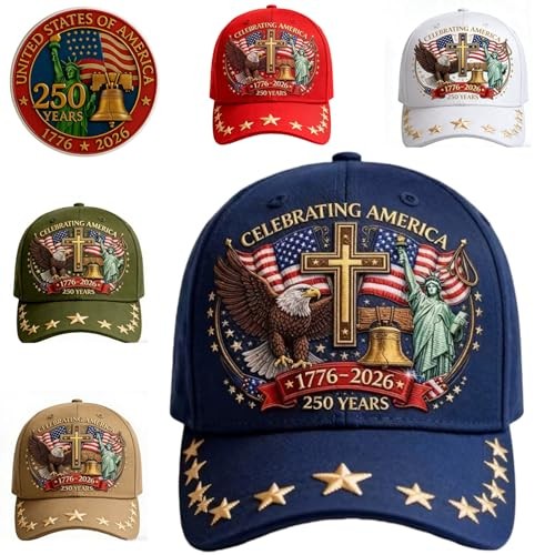 250nniversary USHatdjustable 250 Yearmericannniversary Cap, Patriotic Retro A