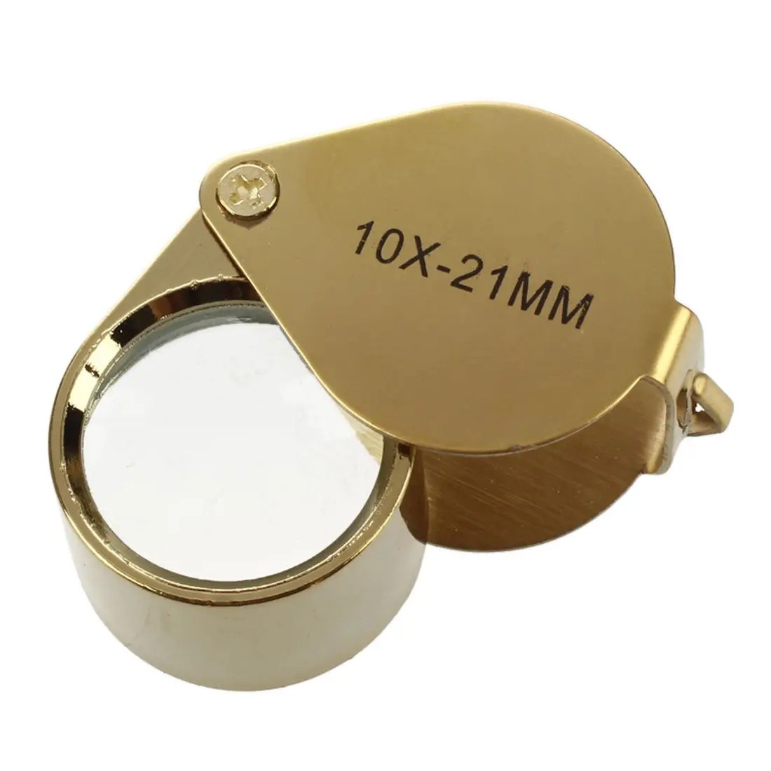 10X Jewelers Loupe Magnifier Jewelry Coin Loop Magnifying Glass Eye Pocket USA