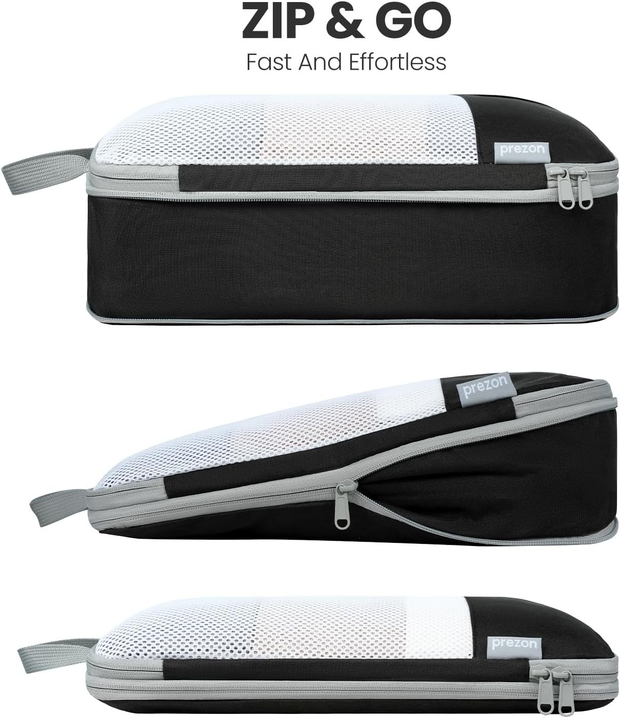 Durable Travel Packing Cubes - 6-Piece Set for Effortless Packing Efficiency