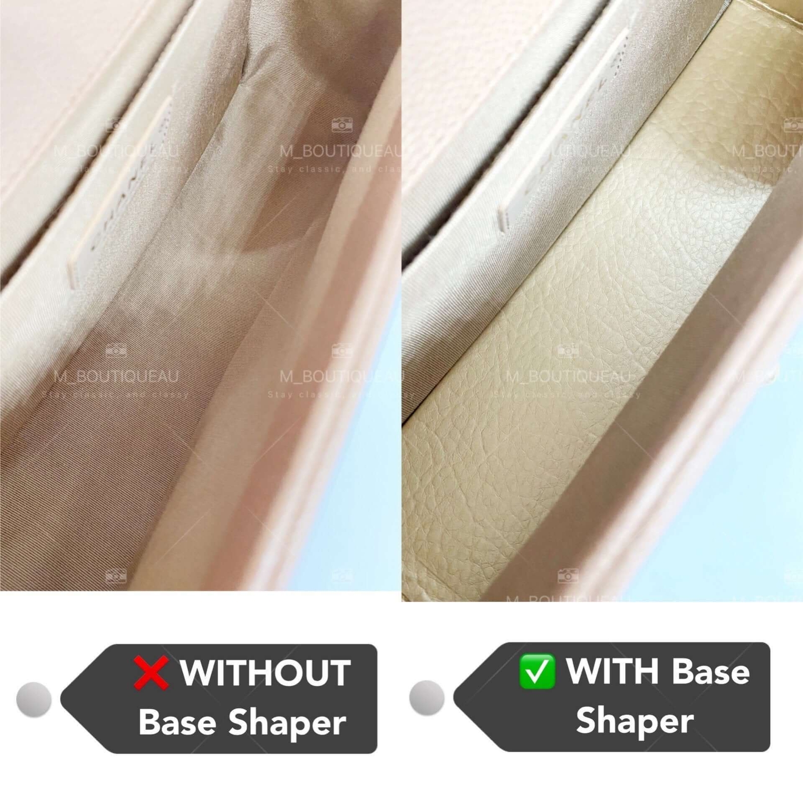 Base Shaper Bag Insert Saver For CHANEL Small Boy Bag