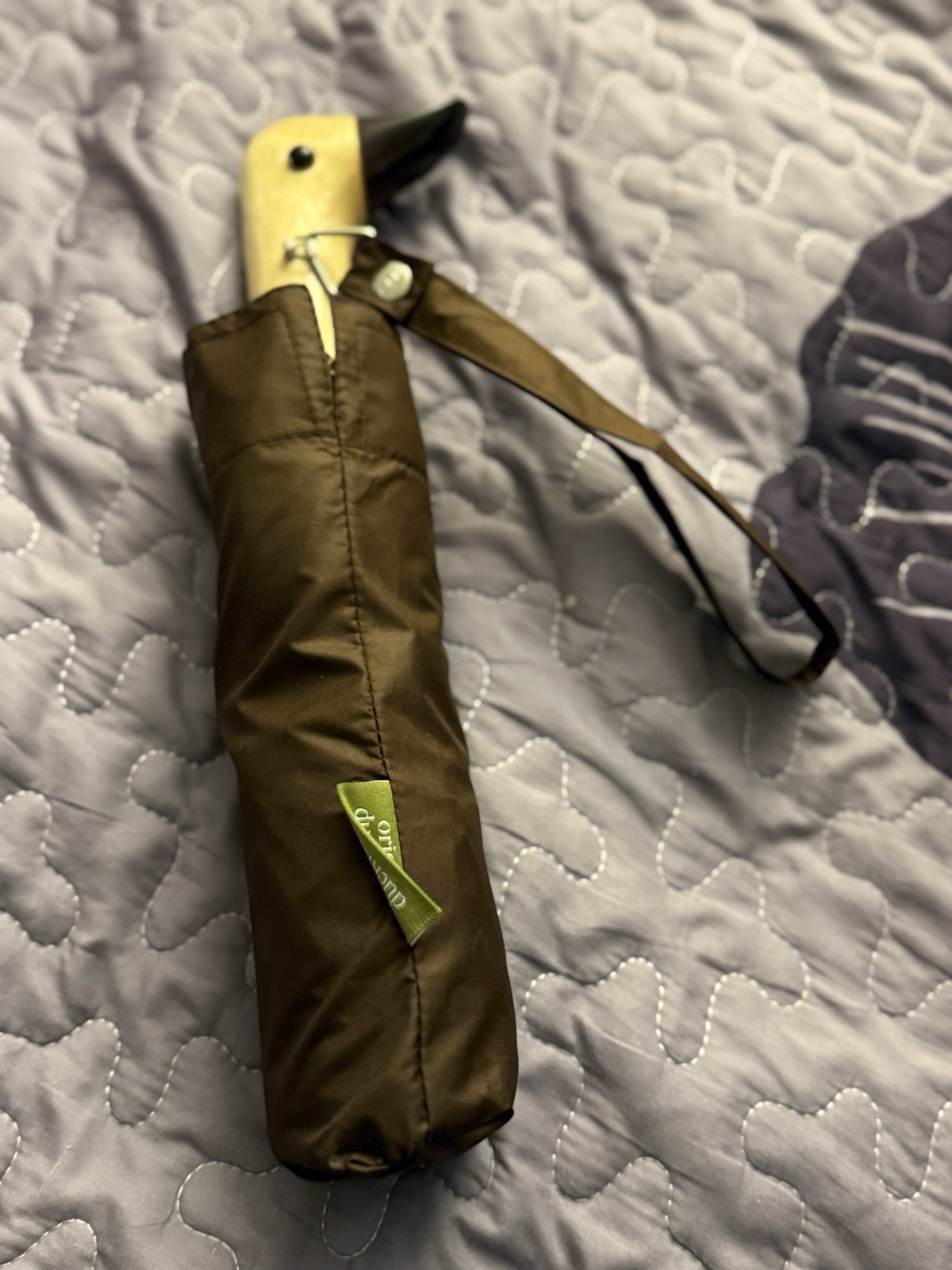 Original Duck head Umbrella espresso Brown NWOT