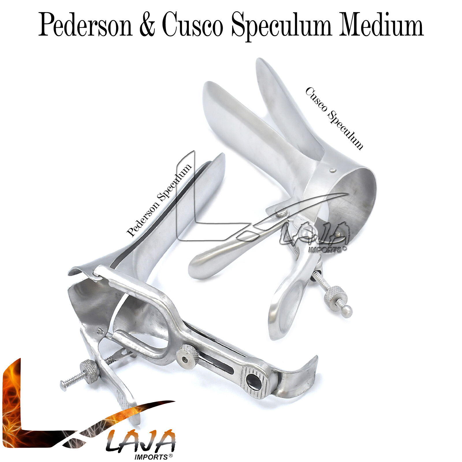 Medium One Pederson & One Cusco Vaginal Speculum GYNO Surgical Instruments