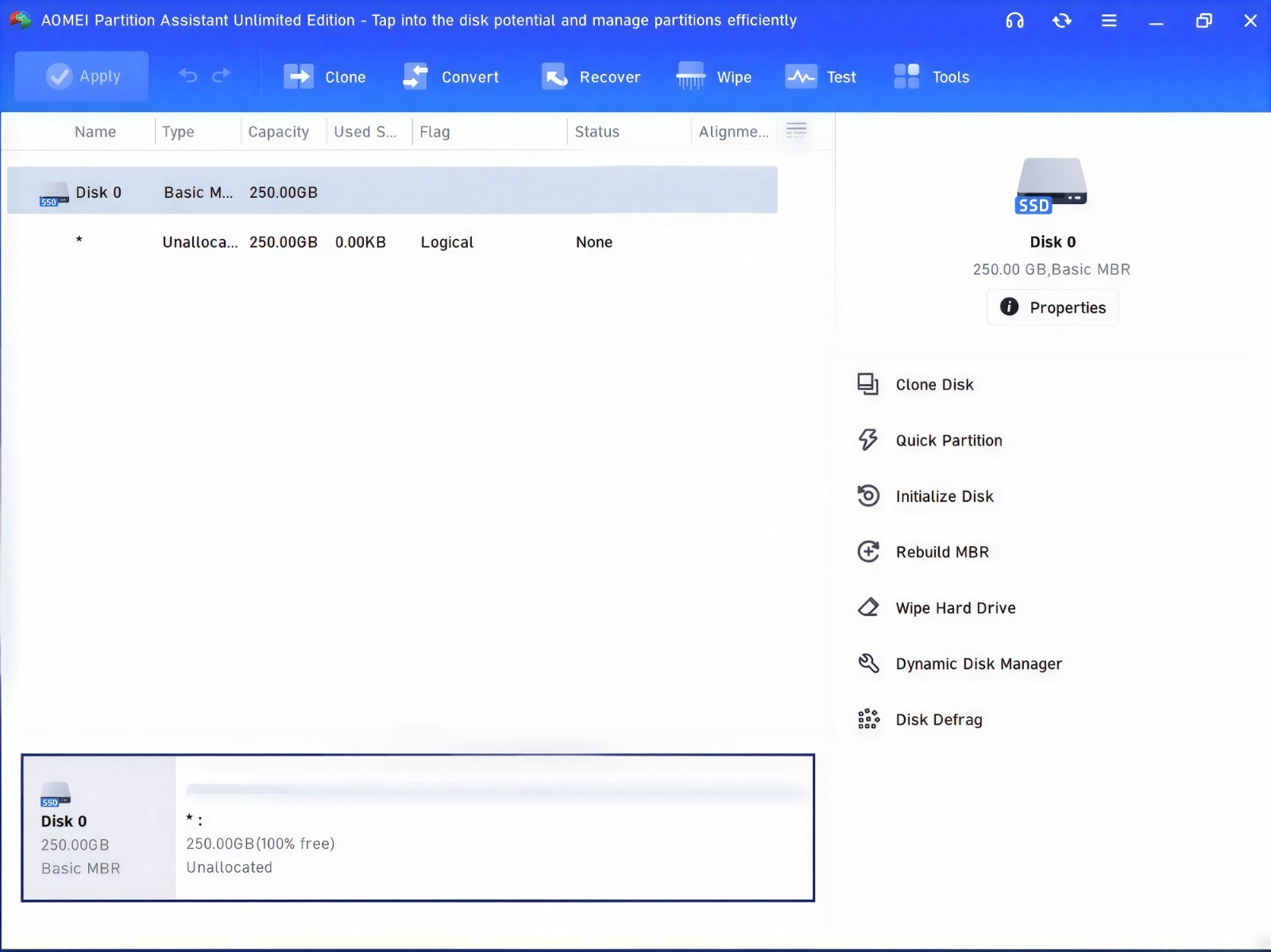 AOMEI Partition Assistant Unlimited Bootable DVD/USB