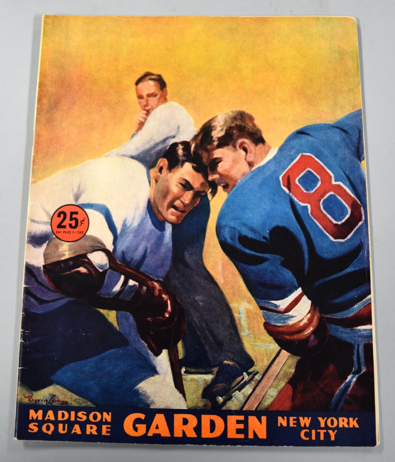 New York Rangers Vs Montreal Canadiens January 29th 1950 Official Game Program