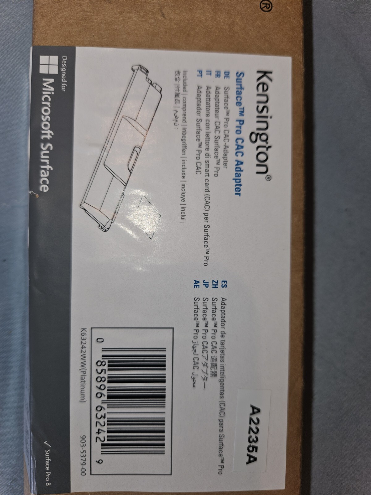 Surface™ Pro 8 Smart Card (CAC) Reader Adapter w/ HDMI and USB-C - TAA