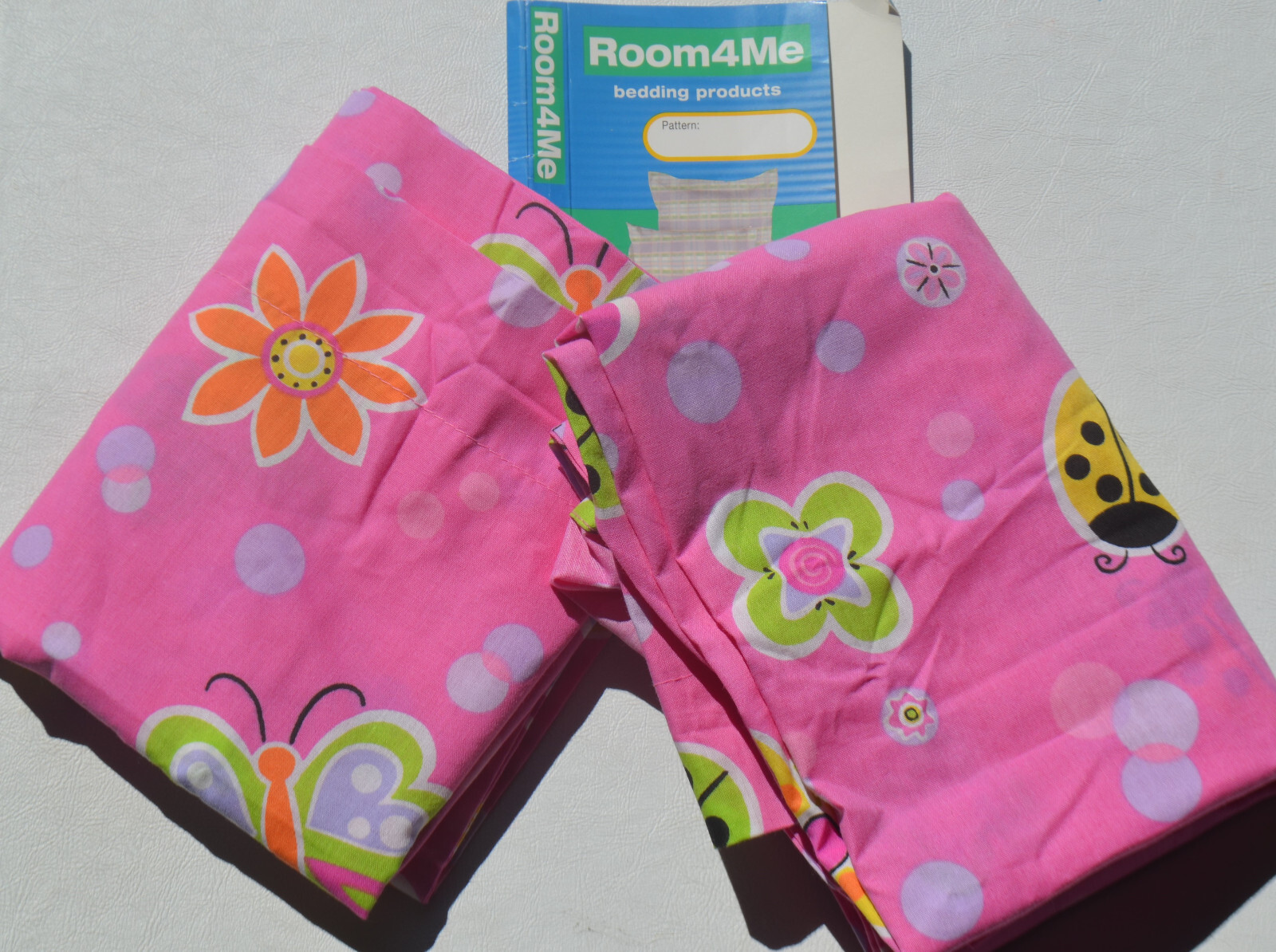 2 Pink Room4Me Girls Kids Flower Butterflies Shams