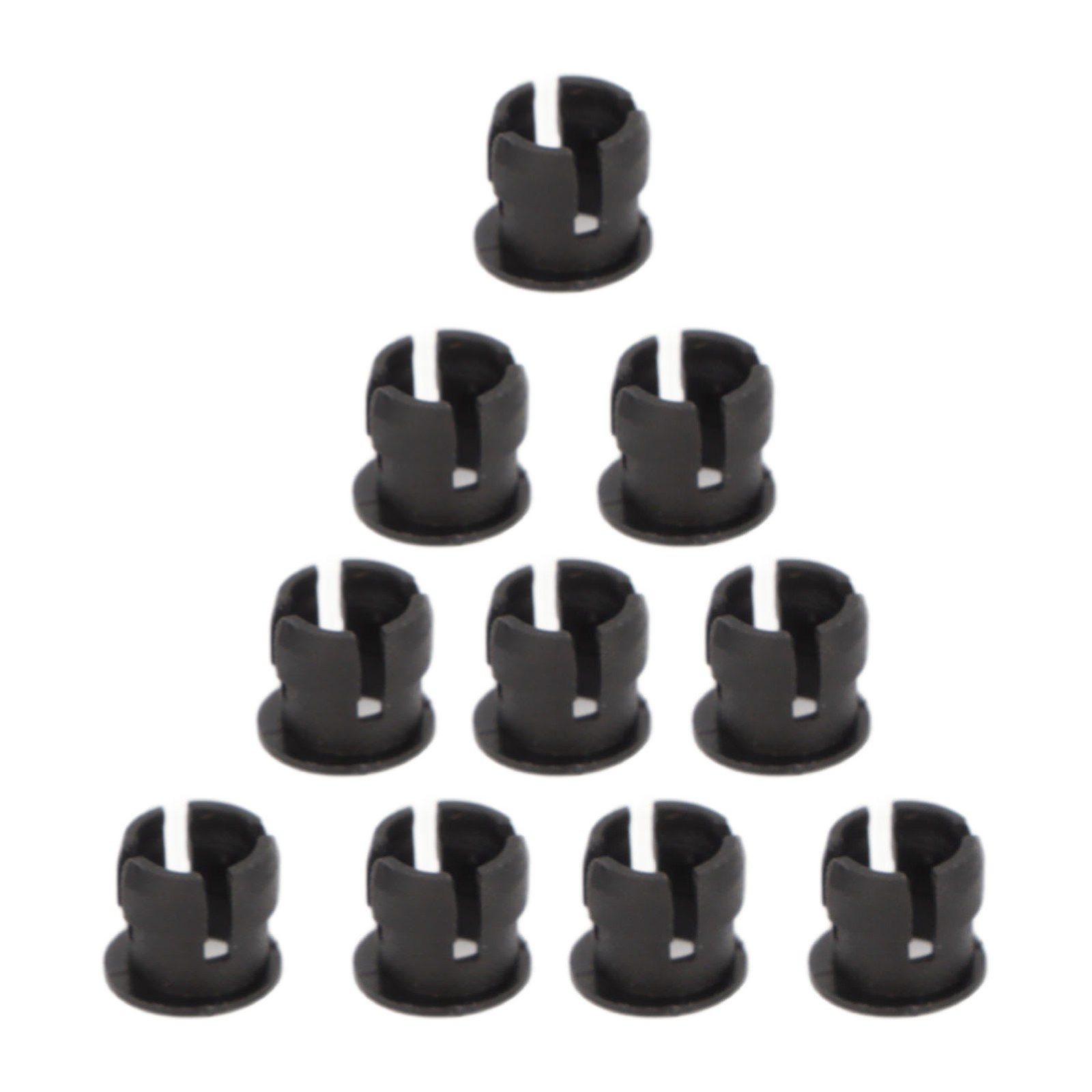 200PCS 5mm LED Holders Flat Buckle Light Emitting Diode Clips Plastic Mounting