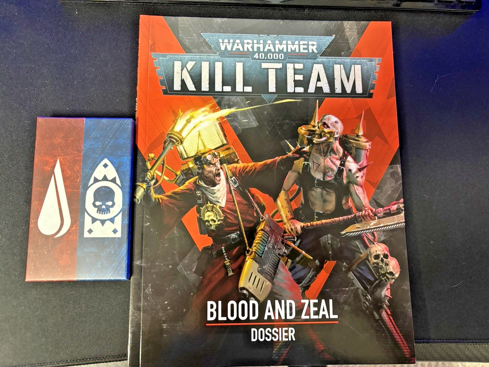 Warhammer 40k Kill Team Blood and Zeal Dossier Rulebook with Mission Cards
