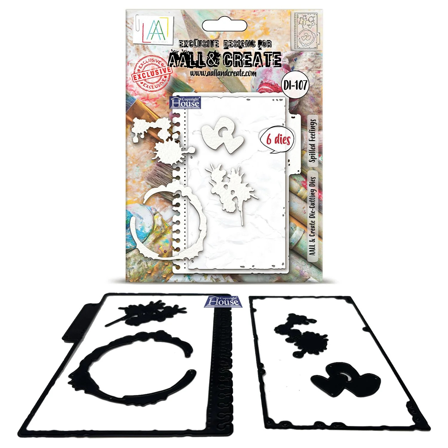 AALL & Create Cutting Die Set - Spilled Feelings, DI-107
