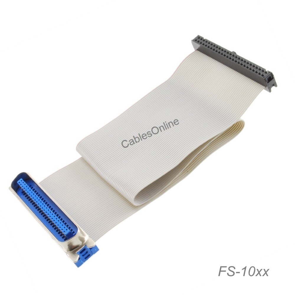 CN50 50-Pin Male to to IDC50 (2x25) 50-Pin Female Ribbon Cable